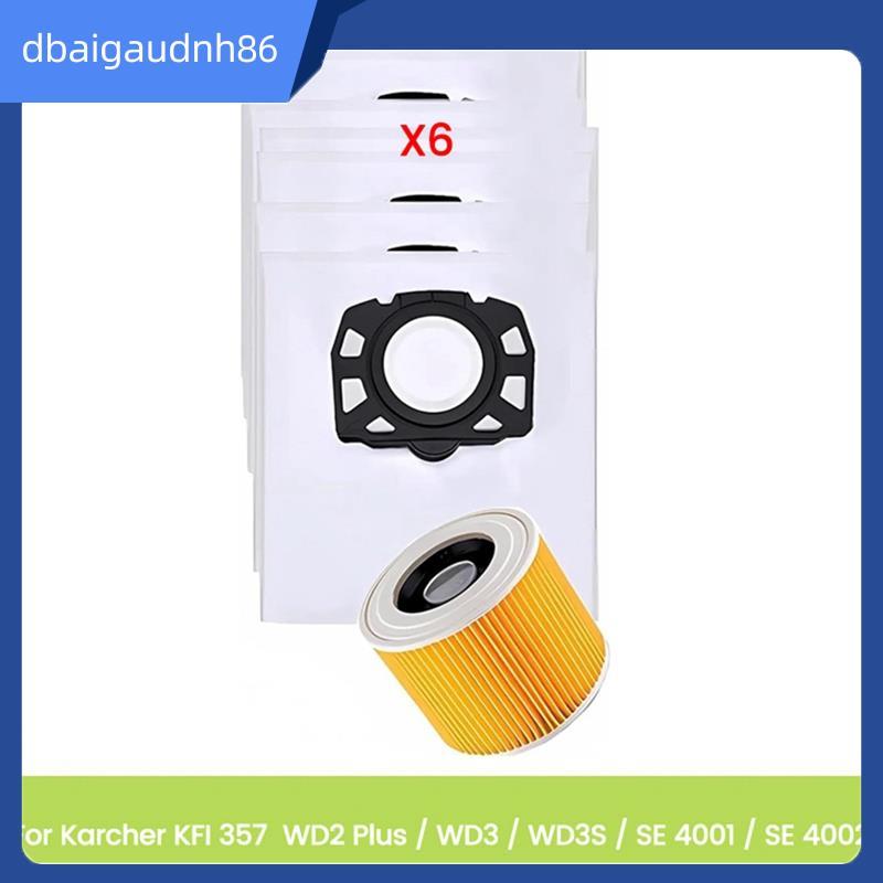 READY STOCK เปลี่ยนเครื่องดูดฝุ่นถุงกรองสําหรับ WD2 Plus WD3 WD3s KFI 357 SE4001 SE4002 KA 40 กระเป๋