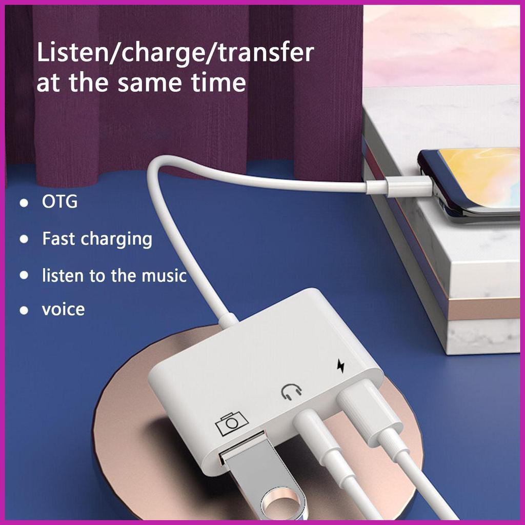 สําหรับโทรศัพท์มือถือ OTG Converter Multi Port Hub Converter เป็น USB CA OTG Adapter Card Reader สํา