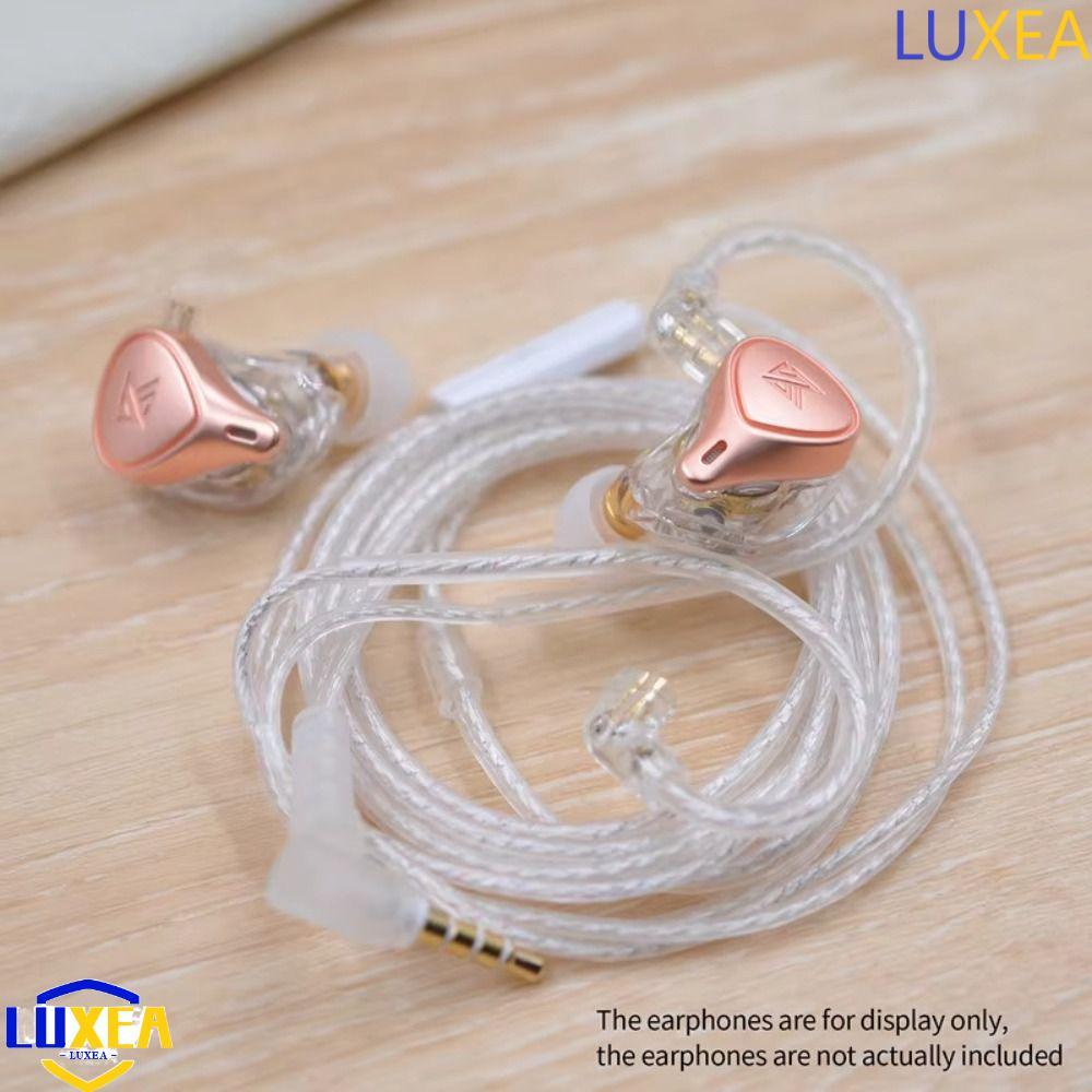LUXEA KZ สายหูฟัง,เงินอัพเกรดสาย KZ หูฟัง, Consumer Electronics พร้อมไมโครโฟนในหู 3.5 มม.2PIN หูฟังแ