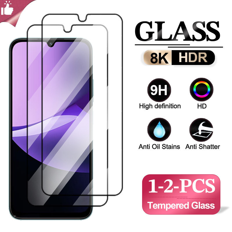 Redmi 15C 1-2 PCS กระจกนิรภัยสําหรับ Redmi หมายเหตุ 15 13 12 11 10 Pro Plus 5G 4G 15C 14C 13C 12C 10