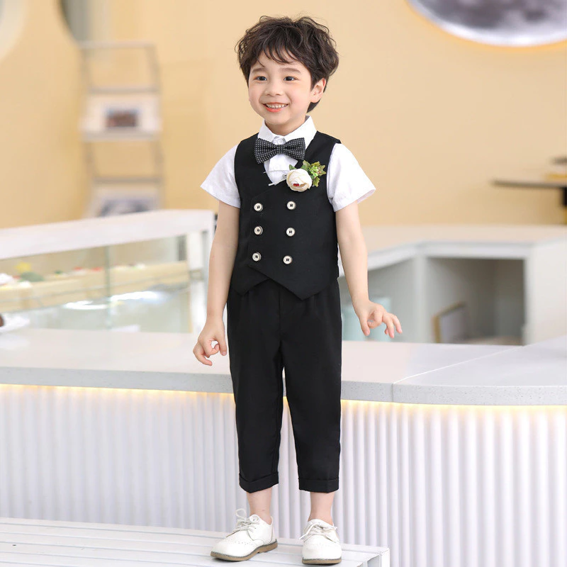 ชุดสูทเด็ก เสื้อโปโล กางเกง ทักซิโด้ ชุดออกงาน thumbnail 7