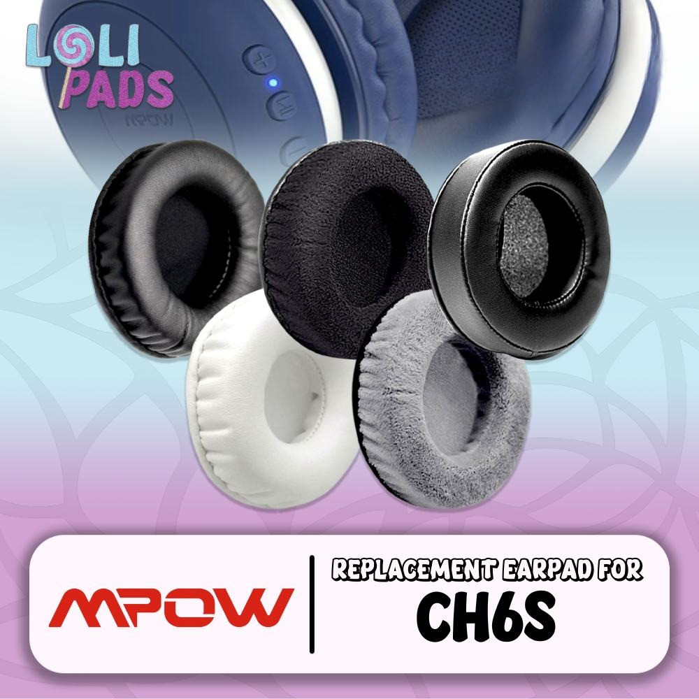 แผ่นรองหูฟัง Earcup Mpow CH6S CH-6S CH 6 S แผ่นโฟมโฟม