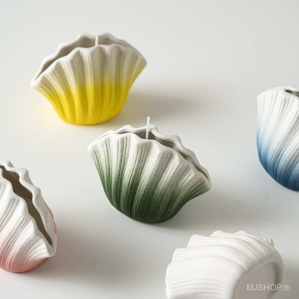 [คลังสินค้าพร้อม] MJshop Sun DIY ถ้วยเชิงเทียนเซรามิกเปล่าสําหรับตกแต่ง