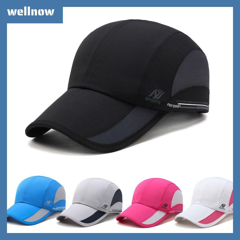 WELLNOW หมวกเบสบอลกีฬา Running Quick-drying Men Sun Visor