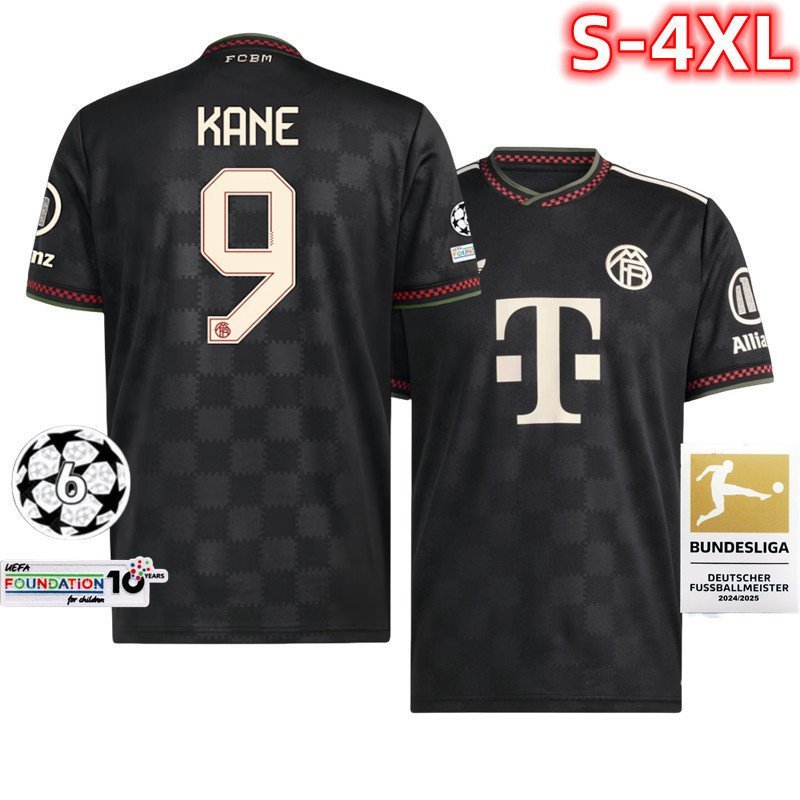 25/26 Bayern Munich Fan Version Mens Third Football Shirt Oversize Size S-4XL