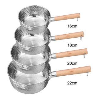 หม้อหิมะสไตล์ญี่ปุ่น ขนาด  หม้อนมขนาดเล็ก หม้ออาหารเสริมสำหร…