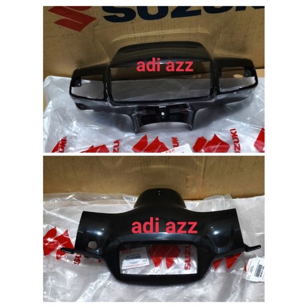 เปลือกหน้าและหลังสําหรับ satria 2 จังหวะ lumba ru original SGP เปล่า 56321-21D80-888 + 56311-21DA0-8