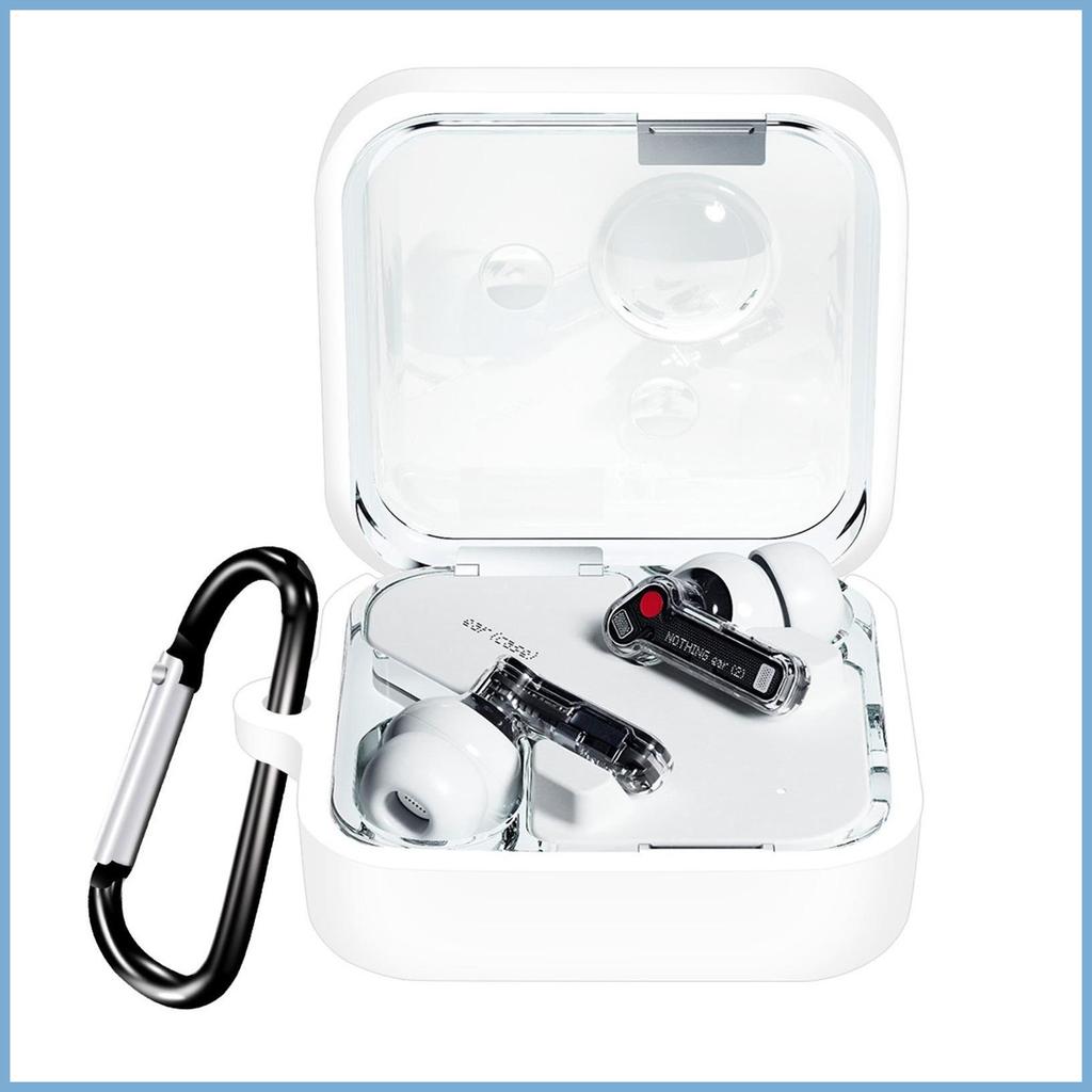 ฝาครอบซิลิโคนสําหรับ Nothing Ear2 หูฟังซิลิโคนสีทึบฝาครอบป้องกันสําหรับ Nothing Ear 2 หูฟัง serth