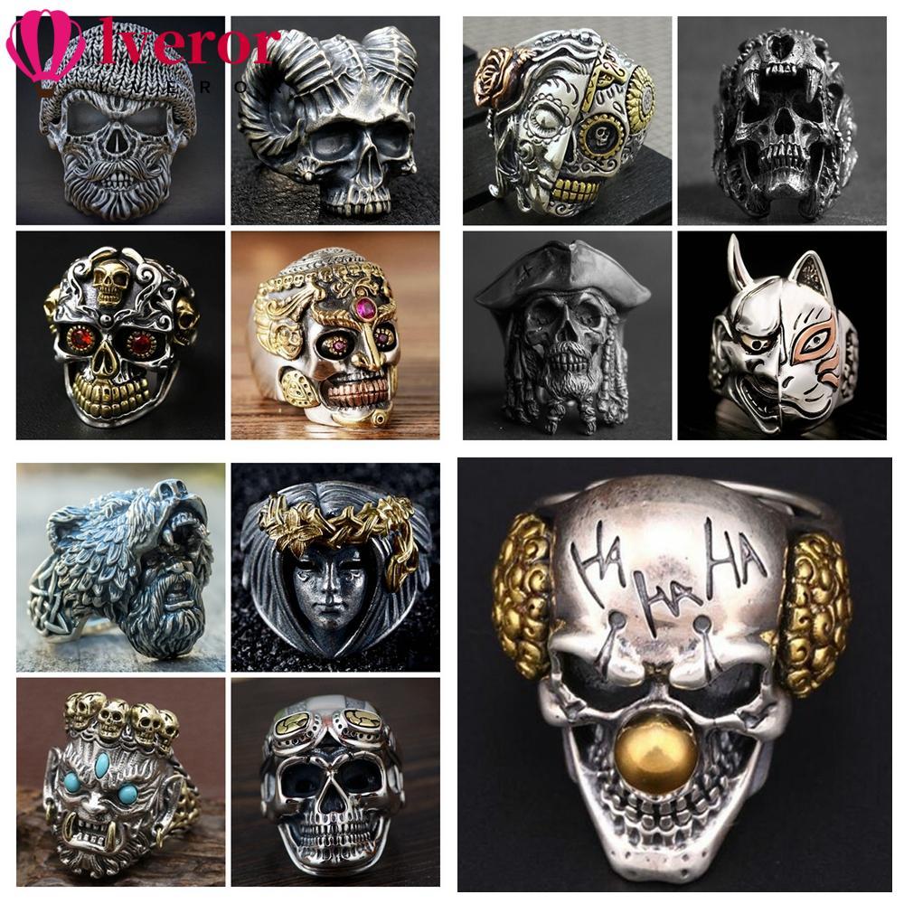 LVEROR Punk Rock Biker Men Fashion Accessories Warrior Gothic