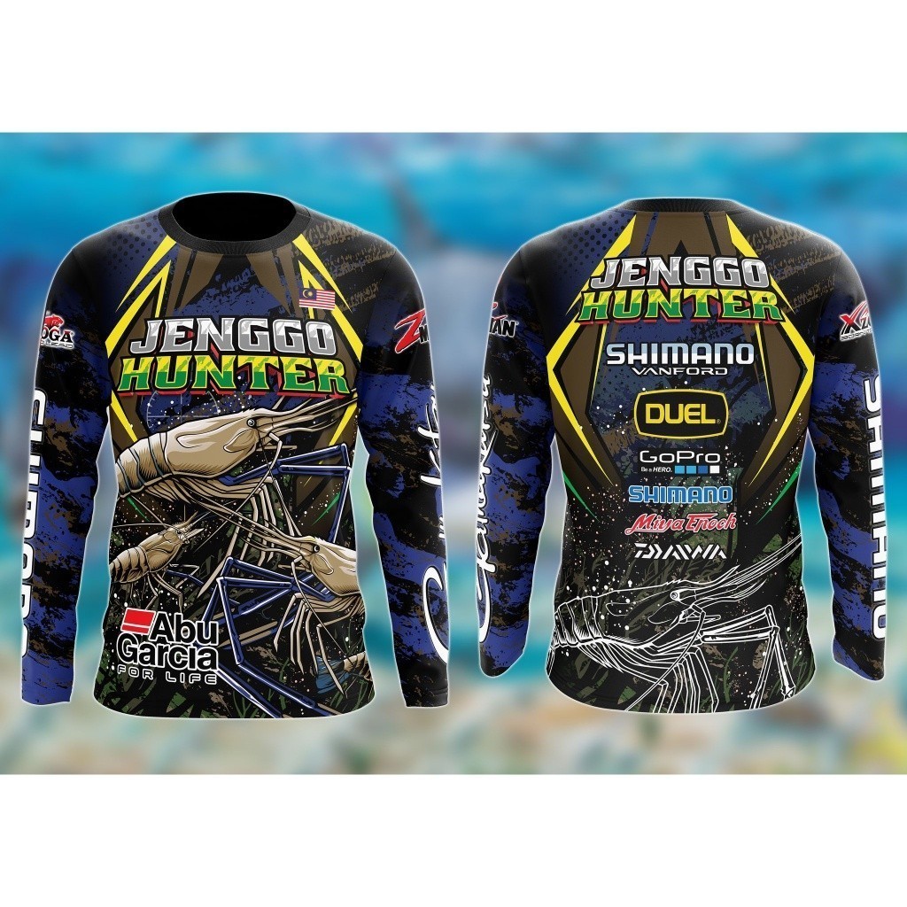 เสื้อยืดพิเศษ SHRIMP Fishing - True Hunter
