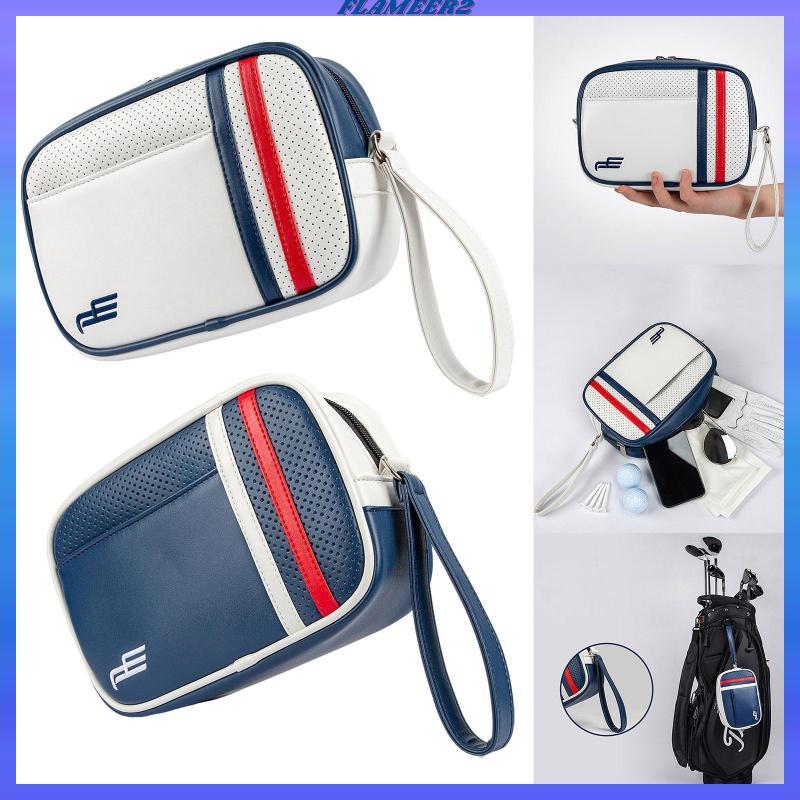 [Flameer2] Club Ball Carry Bag Pouch Storage Organizer with Handle Strap Tee Holder