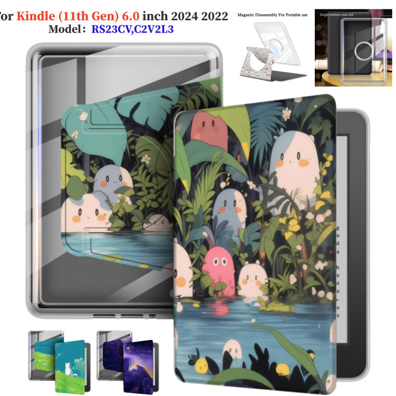 สําหรับ Kindle 11th Generation 2024 2022 RS23CV C2V2L3 อัตโนมัติ Sleep Wake E-book กรณี Kindle 11th 