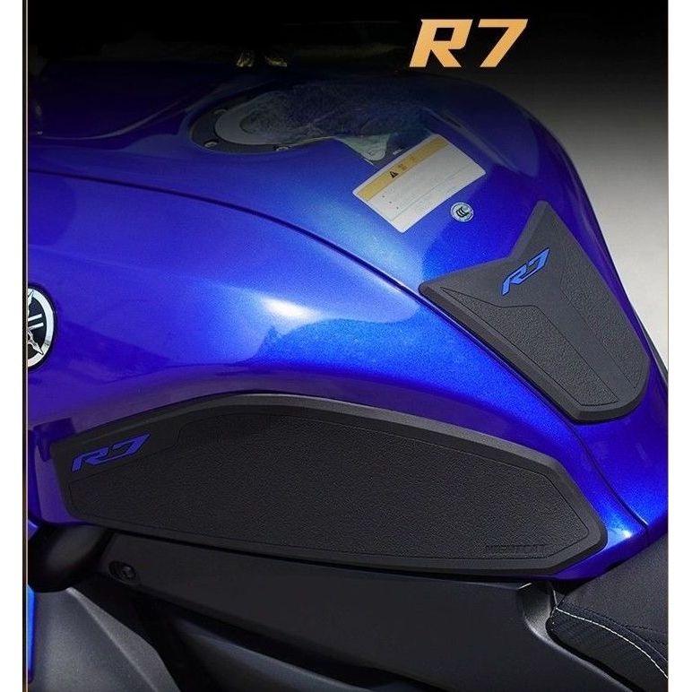 R7 motorcycle fuel tank sticker, made of thickened rubber, R7 motorcycle fuel tank side anti-scratch
