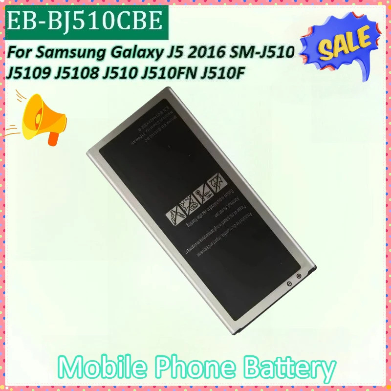 ใหม่ EB-BJ510CBE 3.85V 3100mAh แบตเตอรี่โทรศัพท์มือถือสําหรับ Samsung Galaxy J5 2016 SM-J510 J510FN 