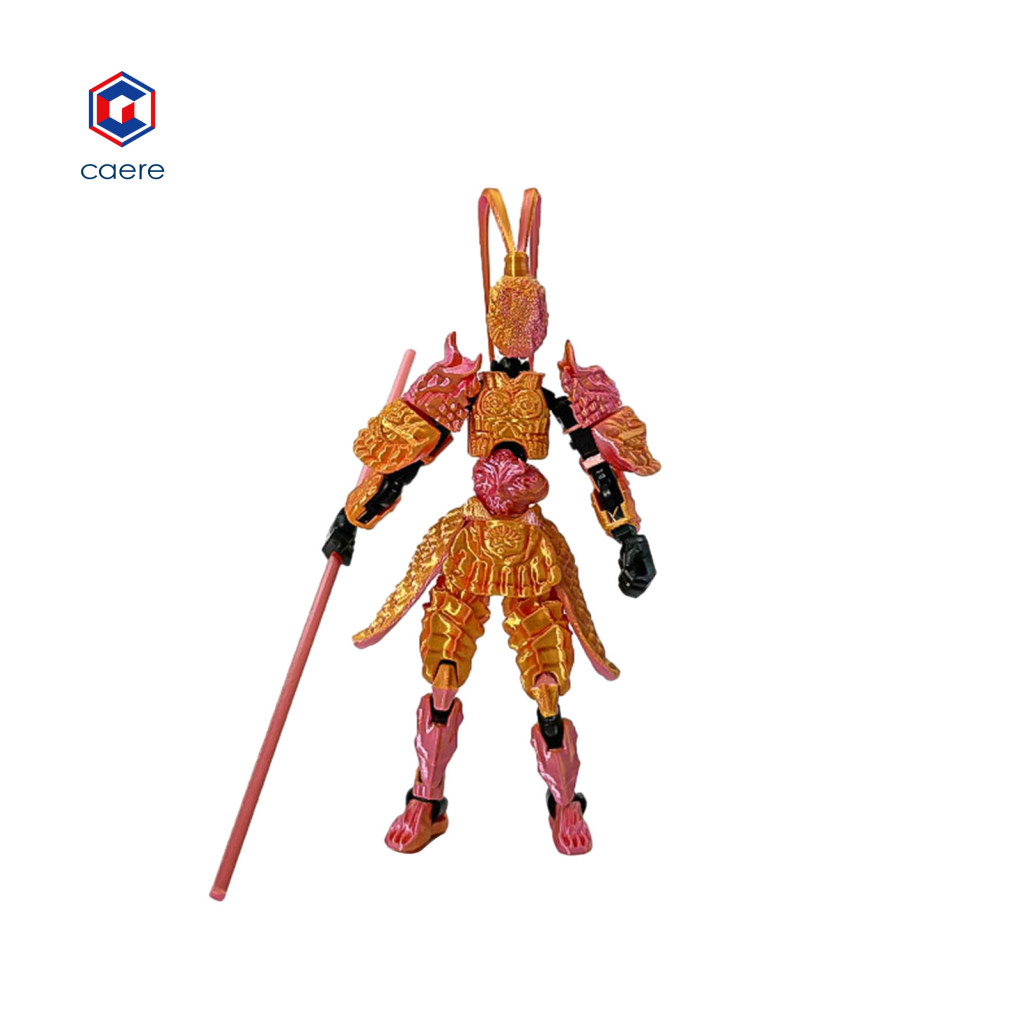 (Caere) ข้อต่อที่สามารถเคลื่อนย้าย Wukong ตุ๊กตา 3d พิมพ์ Wukong รูป 3d พิมพ์ Wukong Action Figure พ