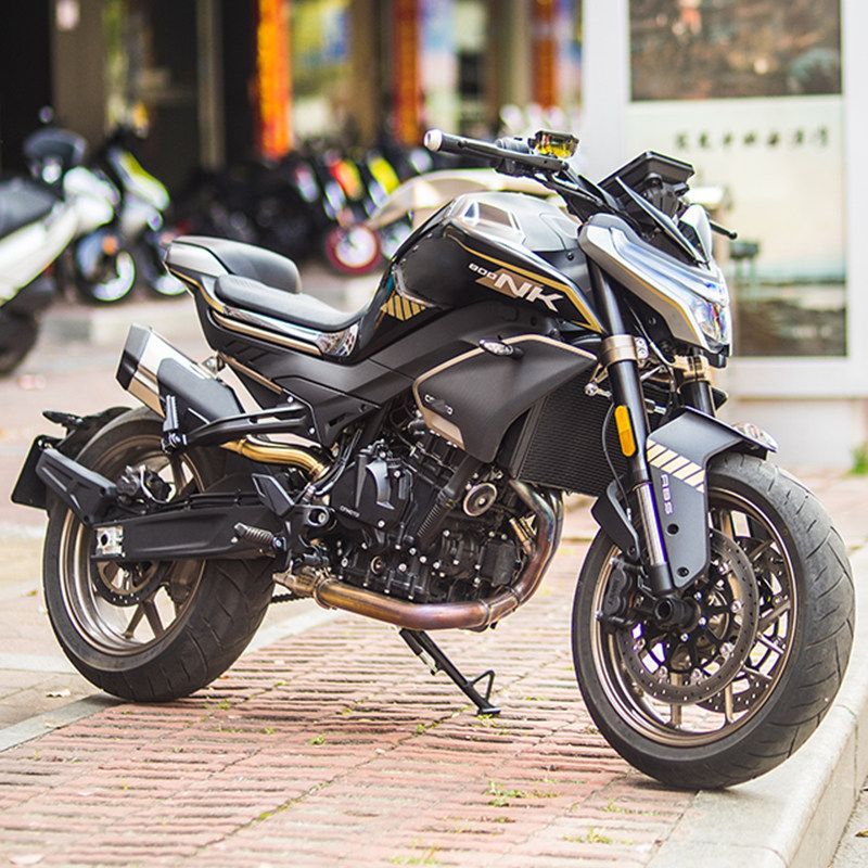 800NK Motorcycle Monochrome Latte Sticker, 800NK Motorcycle Side Shell Line Printing Sticker