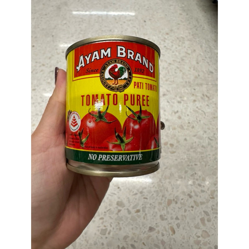 Tomato Puree ( Ayam Brand ) 220 G. มะเขือเทศเข้มข้น ( ตรา อะยัม )