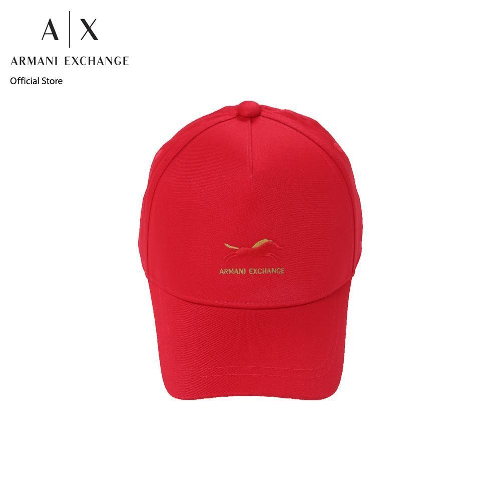 Armani Exchange หมวกแก็ปผู้หญิง รุ่น XW001903-AF15502-U5063 - สีแดง