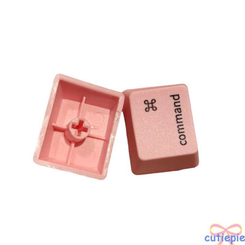 Cutie Premium Plastic Keycaps ในโปรไฟล์ OEM Comand Option Keycaps Dye Sublimation