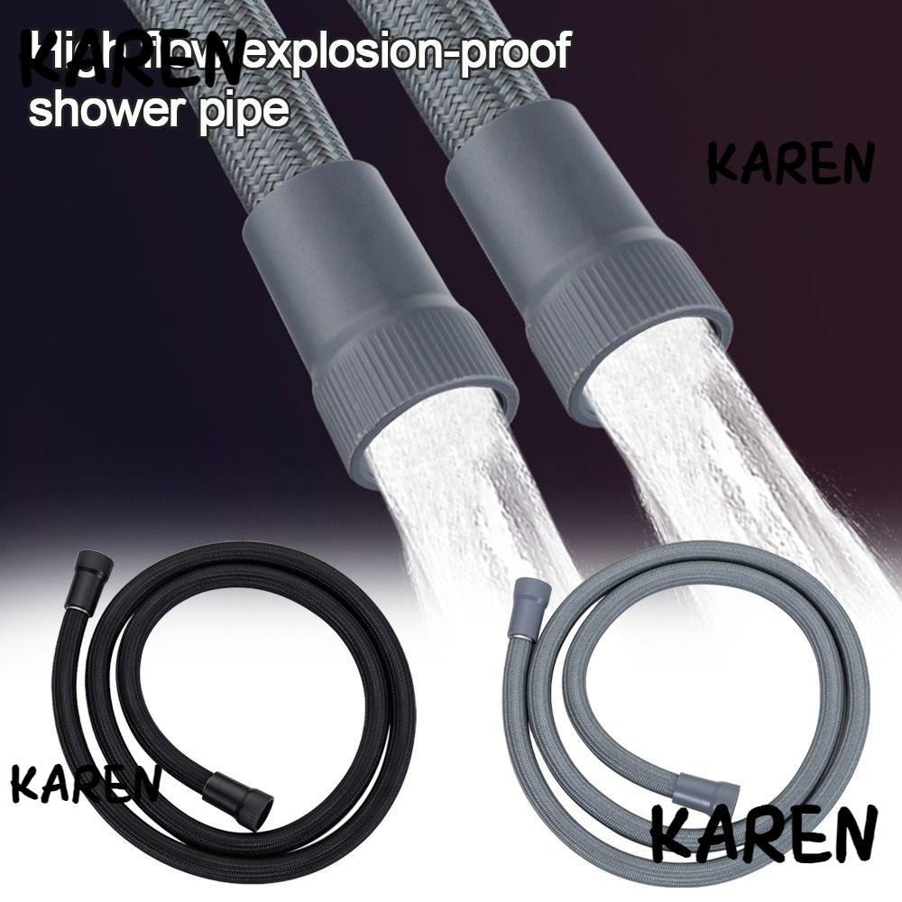 KARENGOODS สายฝักบัวมือถือ, 1.5/2 เมตร Universal Interface Shower Tube, ยืดหยุ่น GI/2 Anti Winding B