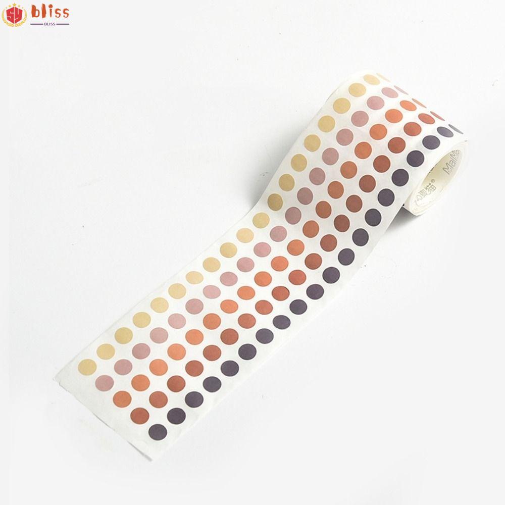 BLLISS Dot Stickers, Circle หลากสี Dot Labels, Round Coding Small Self-กาว 8mm = สํานักงาน