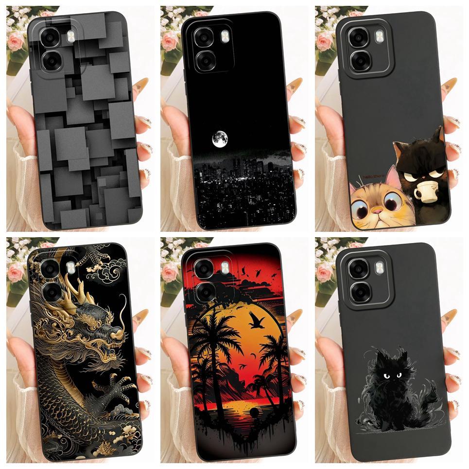 ความงามการออกแบบแฟชั่นแมวมังกรเคสโทรศัพท์สําหรับOppo A6x A6c A6 4G 5Gปลอกซิลิโคนอ่อนนุ่มกันกระแทกCPH