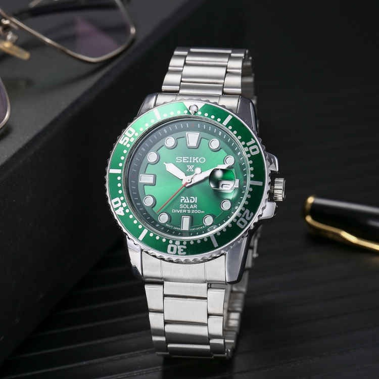 Timeless Classic Minimalist Fashion Calendar Quartz นาฬิกาข้อมือผู้ชายสายเหล็ก SEO
