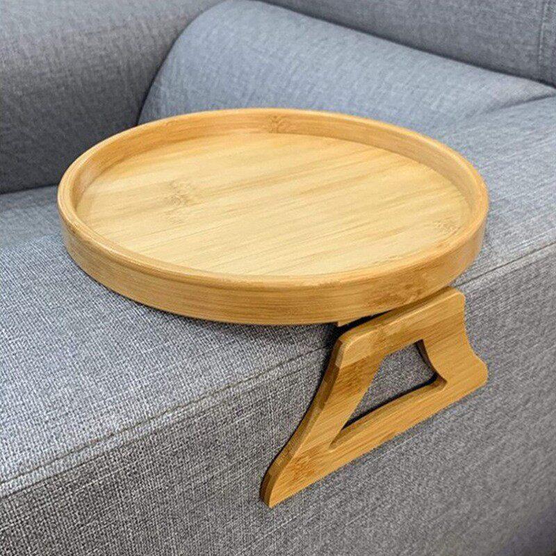 (11.11优惠大促）沙发托盘桌Sofa Tray Table沙发扶手零食收纳架木质工艺品Sofa Tray Table Sofa Tray20260308