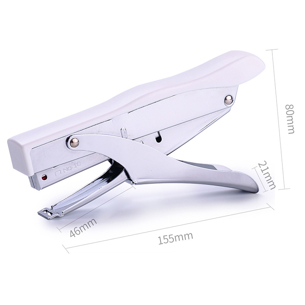 Deo KW-triO Stapler 10Sheet ความจุสําหรับกระดาษผูกลดความพยายามที่เหมาะสม 10 Staples Shop School Offi