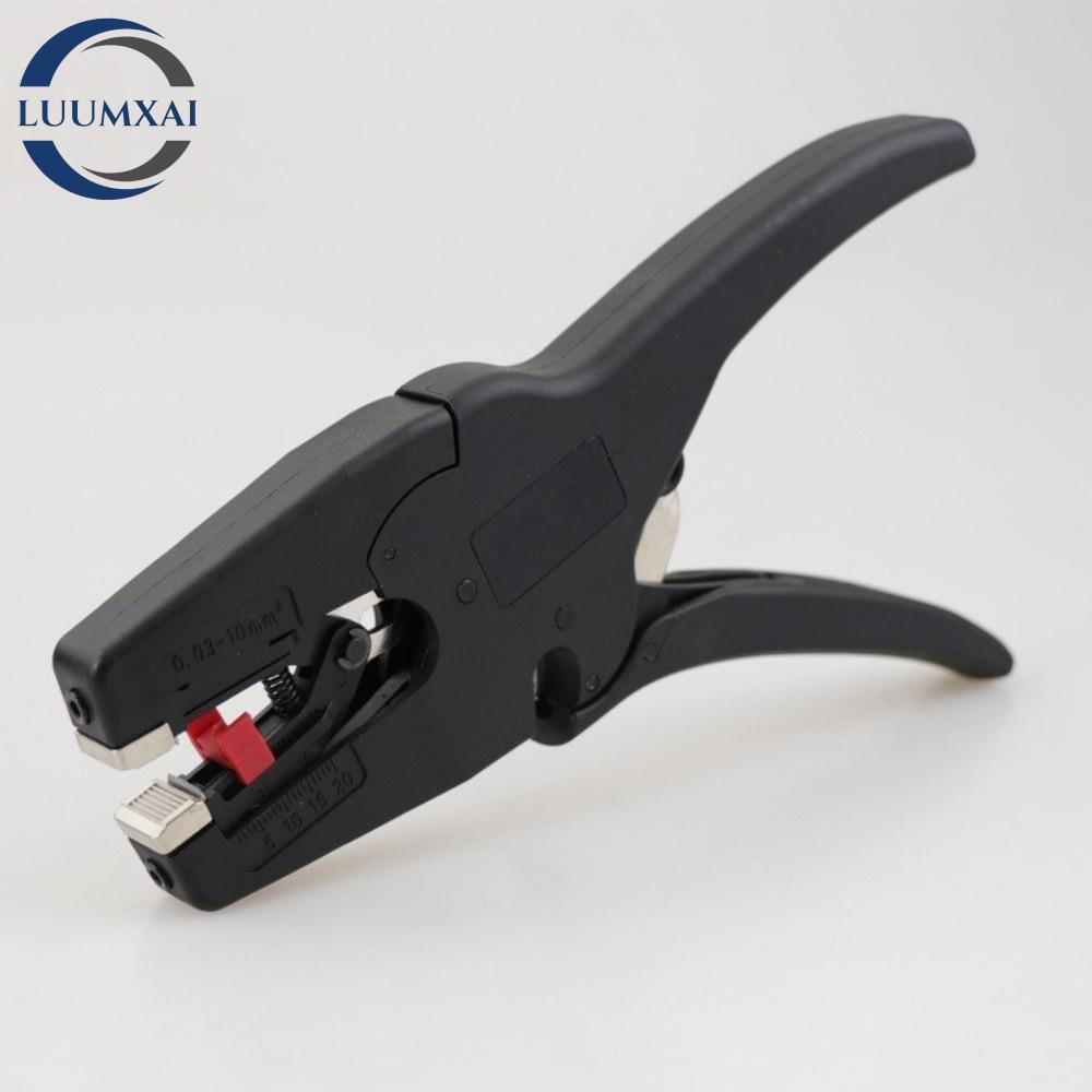 LUMIXAI คีมลวด, 32-7AWG 2 in 1 เครื่องปอกสายไฟอัตโนมัติ, คุณภาพสูง Heavy Duty Mini แบบพกพาเครื่องมือ