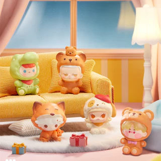 ถั่ว ชุดปาร์ตี้ชุดนอนสัตว์ โมเดลน่ารัก เครื่องประดับของขวัญหุ่นเล็ก