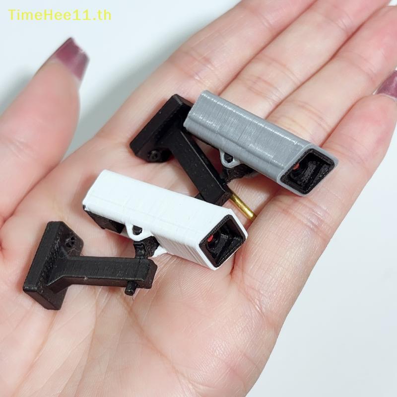 TimeHee 1/2 ชิ้น 1/12 ตุ๊กตา Mini กล้องเฝ้าระวังสําหรับ Micro ภูมิทัศน์ตกแต่ง Miniature อาหารและ Play ฉากเครื่องประดับตุ๊กตา House อุปกรณ์เสริม TH