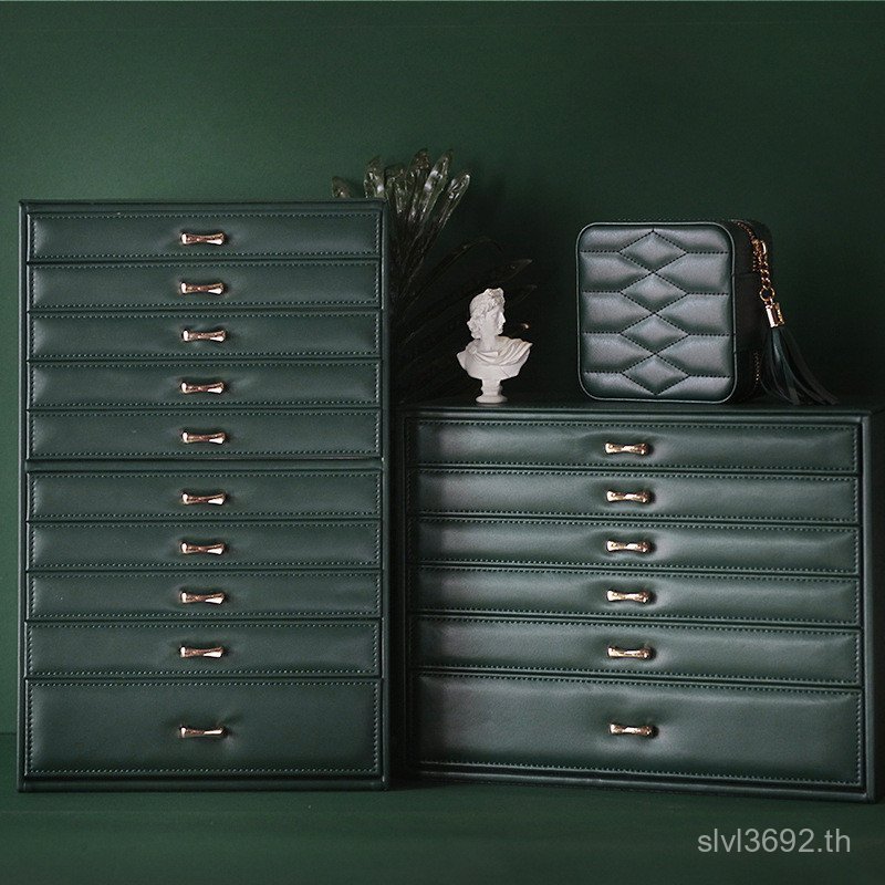 เครื่องประดับ สร้อยคอขนาดใหญ่หูรีไซเคิลแหวนหนังกล่องเครื่องประดับกล่องเล็บกล่องเก็บเครื่องประดับยุโร