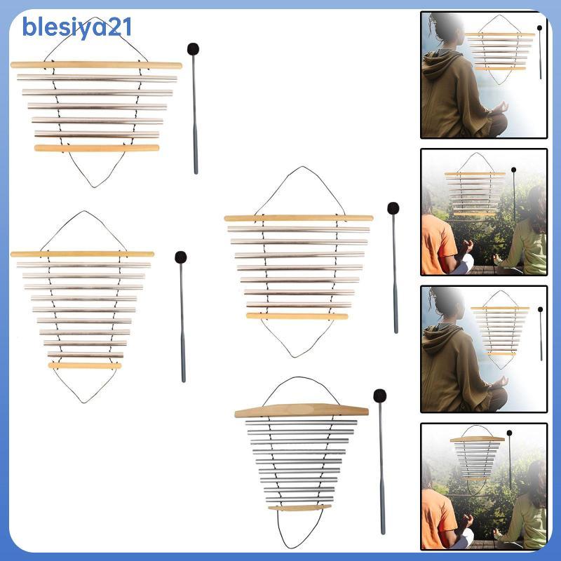 [blesiya21] การทําสมาธิ Flow Chime ค้อนกลางแจ้งการทําสมาธิชามกระทบธรรมชาติมือถือเสียงเครื่องมือท่อ F