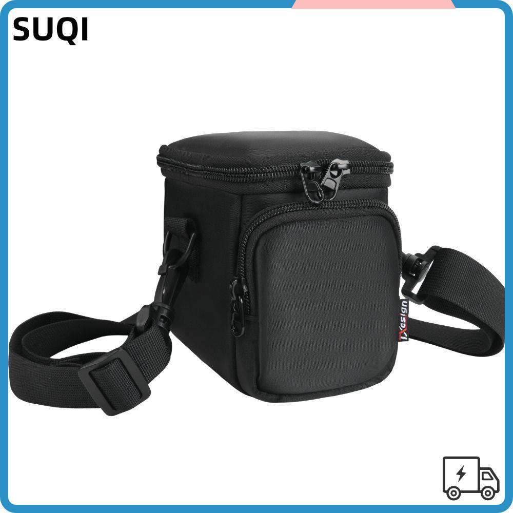 SUQI ที่เก็บกล้อง, กระเป๋าเดินทางกันกระแทกแบบ Dual-pocket, พร้อมสายสะพาย Anti-scratch Anti-fall กระเ