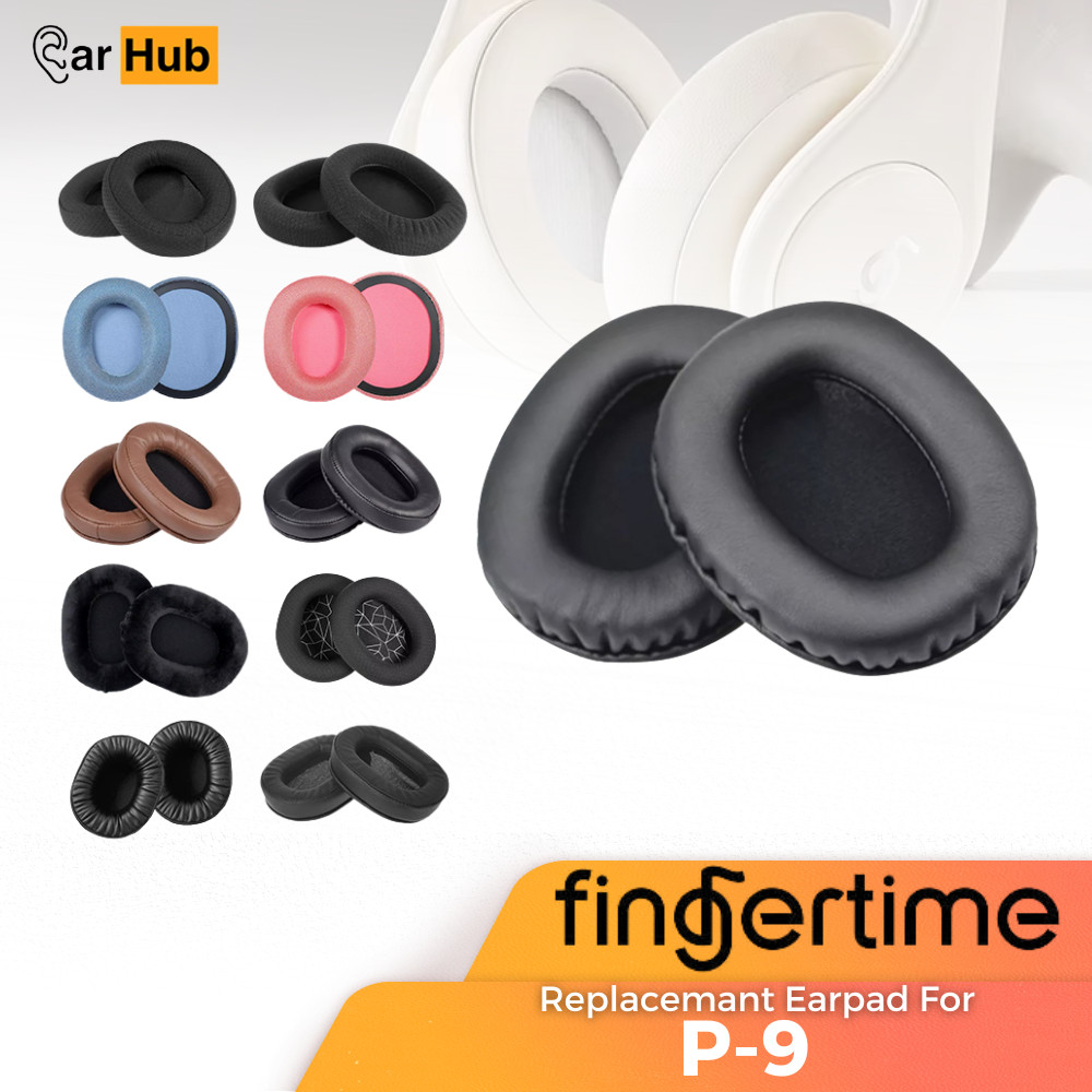 แผ่นรองหูฟังโฟม Earcup แผ่นรองหูฟัง Fingertime P9 P 9 P-9 แผ่นโฟม