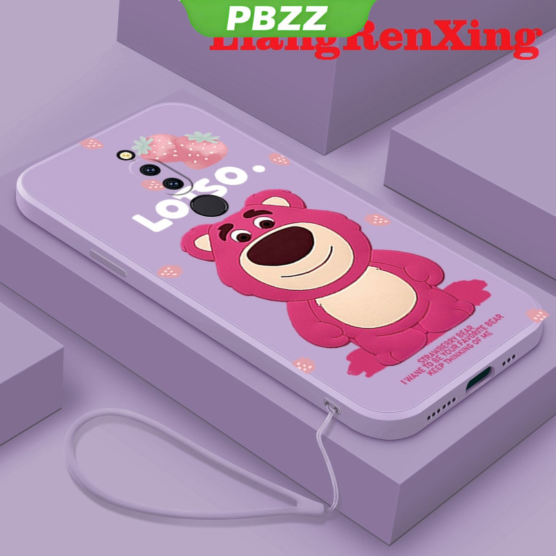 PBZZ เคสโทรศัพท์ เคส redmi 8a xiaomi redmi 8 redmi 8a pro เคสซิลิโคนนิ่ม ลายหมีสตรอเบอร์รี่ กันกระแทก สําหรับ redmi 8a xiaomi redmi 8 redmi 8a pro YTHSX01 น่ารัก ลายการ์ตูน กันกระแทก