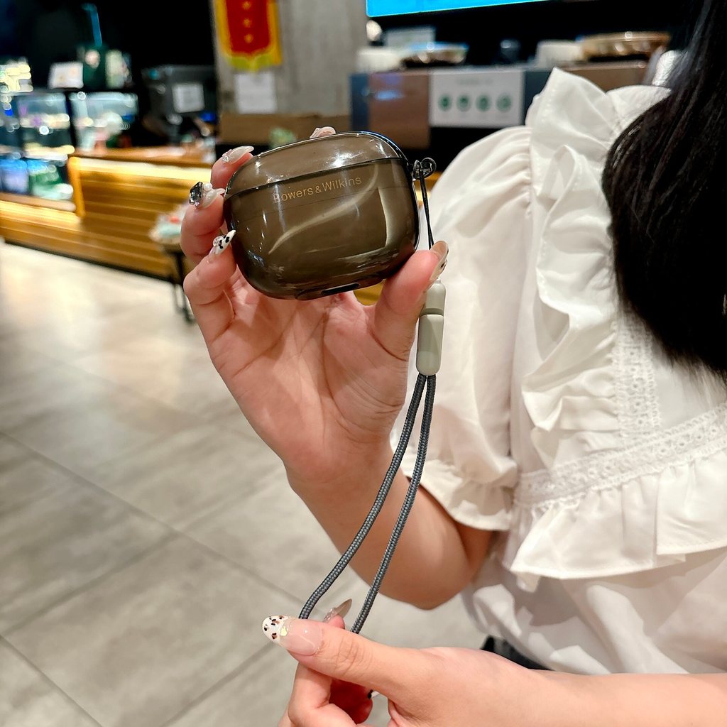 < สไตล์ใหม่ > เหมาะสําหรับ BOWERS & WILKINS BOWERS Pi8 โปร่งใสป้องกันกรณี Shock-proof B & W BOWERS P