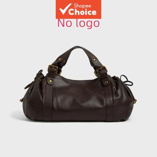 กระเป๋าถือวินเทจผู้หญิง, กระเป๋าโท้ทสีพื้นสไตล์แฟชั่นใหม่, ก…