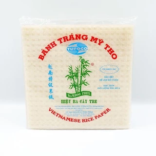 Bamboo Tree แผ่นแป้ง ใบเมี่ยงญวน แผ่นแป้งเวียดนาม แผ่นเหลี่ยม ปอเปี๊ยะ 22cm 500g แหนมเนือง