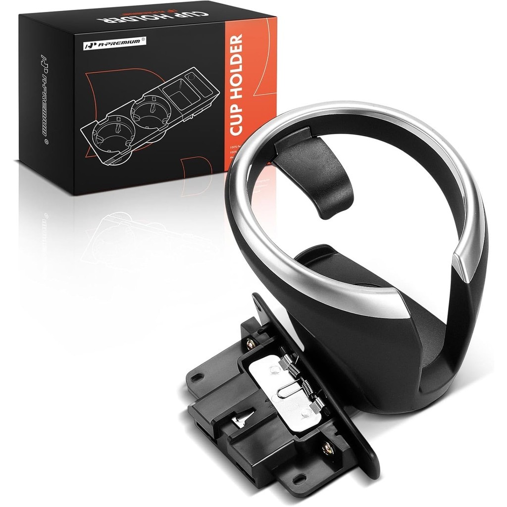 ที่วางแก้วน้ํา A-Premium เข้ากันได้กับ BMW E89 Series Z4 2009-2016 คอนโซลกลาง สีดํา มีฝาครอบกันฝุ่น