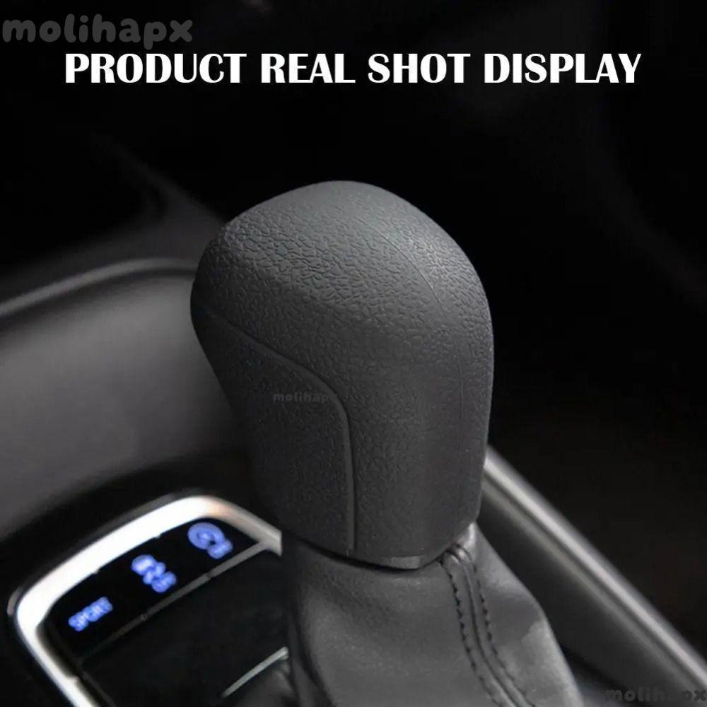 MOLIH Shift Knob Cover,ซิลิโคนกันลื่นรถ SHIFT Handle Cover,ทนทานยืดหยุ่นอัตโนมัติเกียร์Shiftอุปกรณ์ตกแต่งภายในรถยนต์สําหรับToyota C-HR/Camry/Corolla
