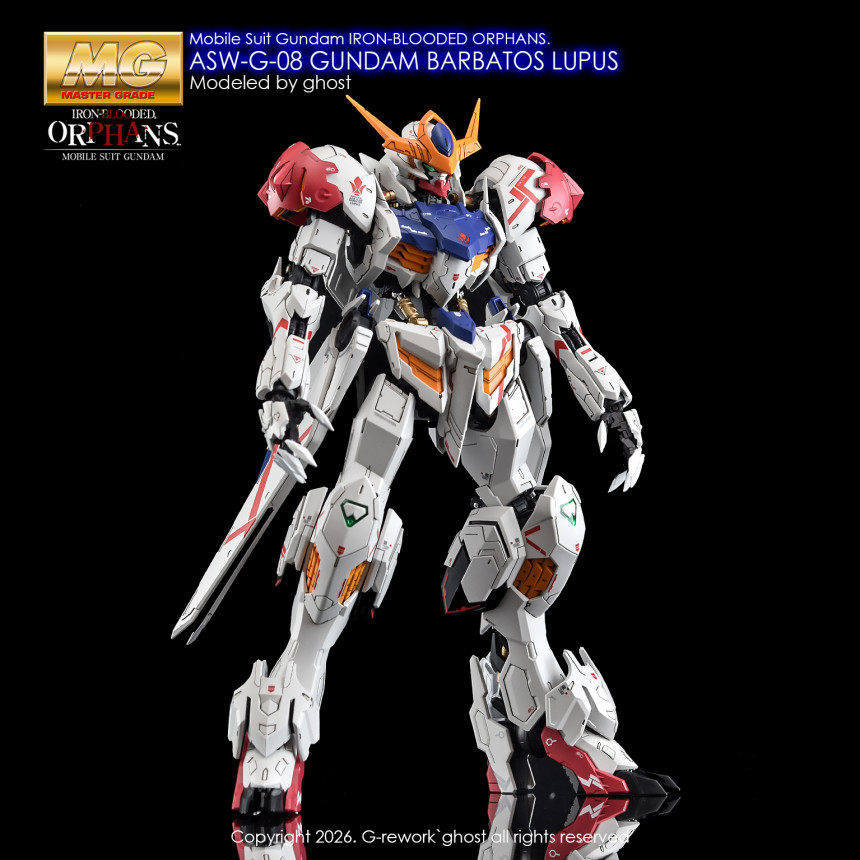 YAN Ghost MG 1/100 Barbatos Lupus Water Slide Decal