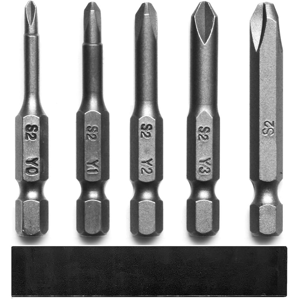 Triwing ไขควง Bits ชุด 5 ขนาด Y0 Y1 Y2 Y3 Y4, SKZIRI 5in1 3 จุด Y-Shaped Y Tip ไขควง Bit Triwing Bit