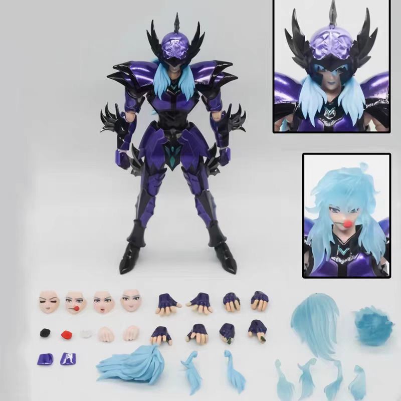 คลังสินค้าพร้อม Jimo Ming Pisces Pisces Pisces Abrodie+Luminous Hair Golden Saint Cloth Seiya Myth