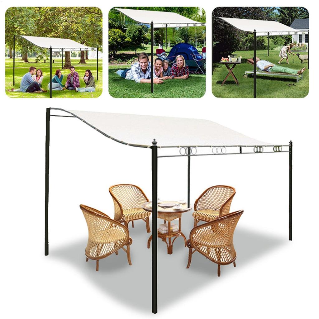 Sun Shade Sail 3x2.6m สี่เหลี่ยมผืนผ้า Canopy Shades สําหรับลานกลางแจ้ง Pergola ฝาครอบบังแดด Sails U