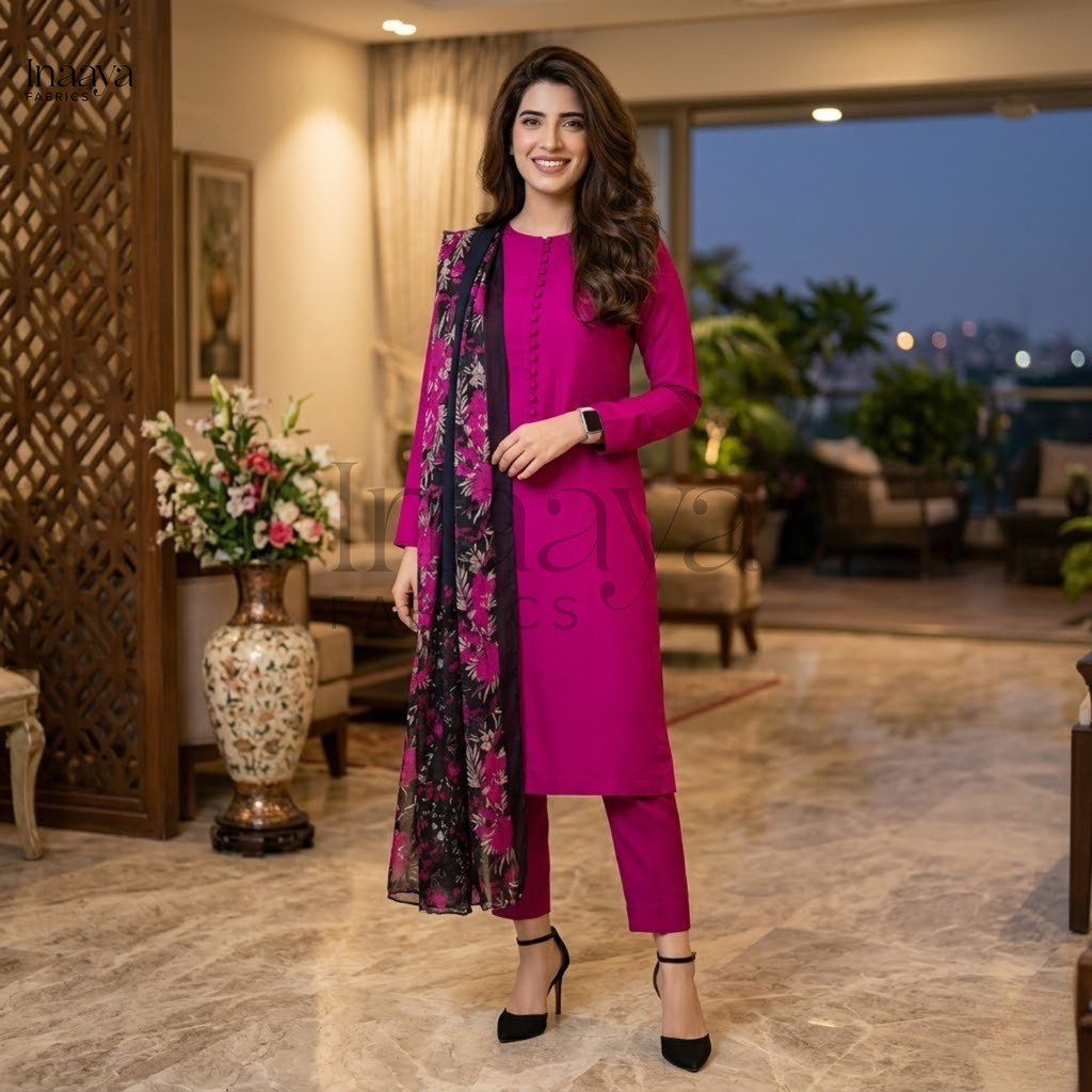กางเกง Kurti ที่หรูหราของผู้หญิงพร้อมชุด Duptta
