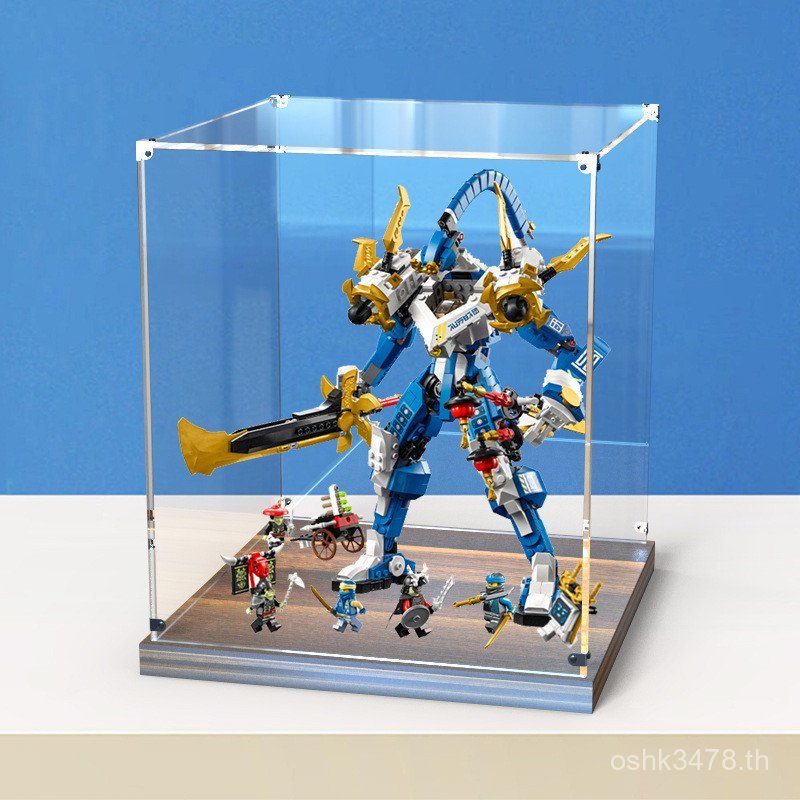 รุ่น 71785 Titans Box Transparent Music Display ฝาครอบป้องกันฝุ่นสูง Mecha Jie เหมาะสําหรับบล็อกตัวต