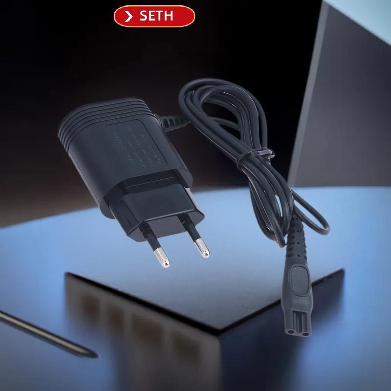 SETH EU Wall Plug AC Power มีดโกนอะแดปเตอร์ Charger 15V 5.4W สําหรับ Norelco HQ8505 HQ8500 HQ560 HQ586 HQ568 HQ7740 HQ7141 HQ7142 Vary