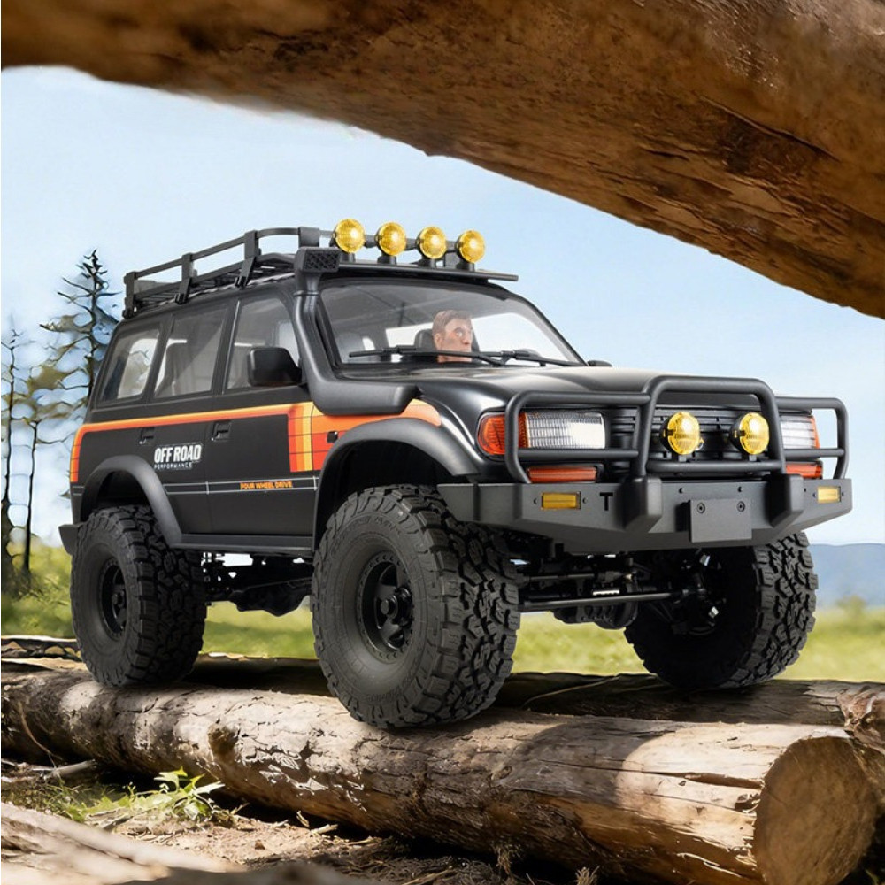 FMS FCX10 LC80 Pro v2 RTR Land Cruiser 1/10 Brushless RC รีโมทคอนโทรลไฟฟ้ารุ่นรถ Rock Crawler ของเล่